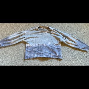 Long sleeve blueish gray American eagle shirt